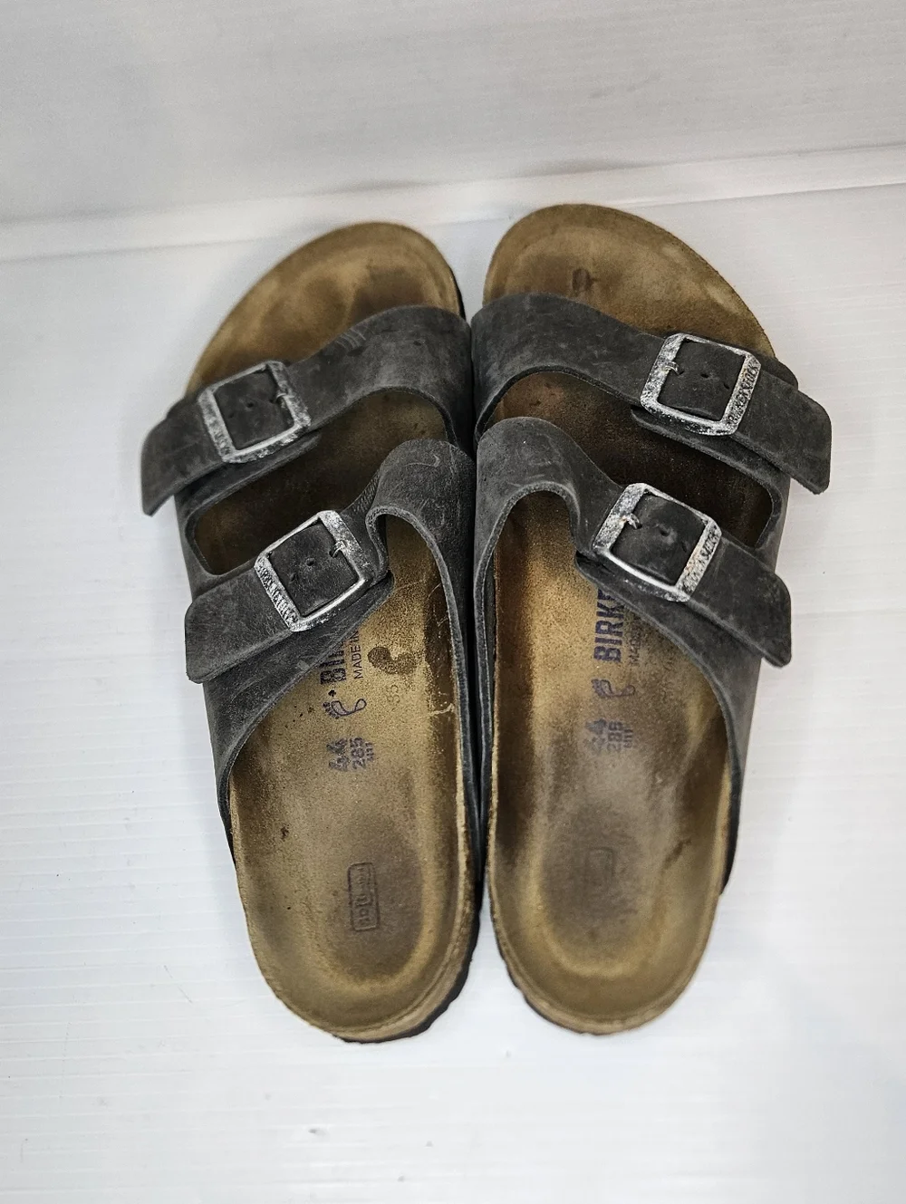 Birkenstock Arizona Men’s Sandals – Soft Footbed, Midnight Blue , Size  44/11US